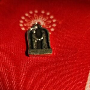 James Avery Silver Pendant with Engraved Figures